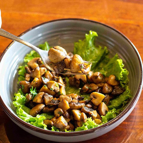 Pan -Toasted Sauteed Mushrooms
