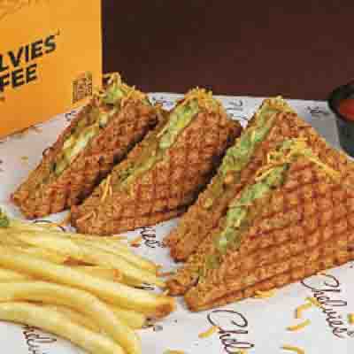 Grilled Bombay Masala Cheese Sandwich