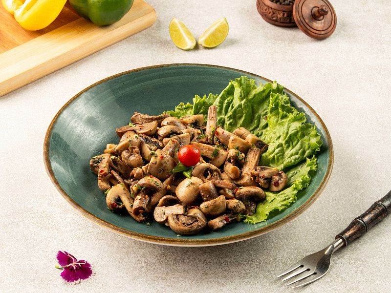 Pan-Toasted Sauteed Mushroom