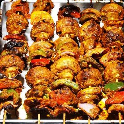 Mushroom Tikka Stuffed