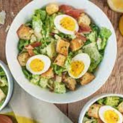 Caesar Salad boiled egg