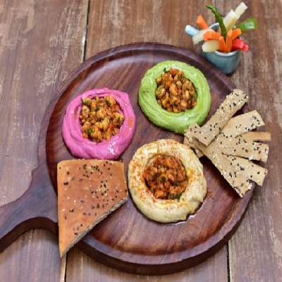Homemade Hummus On Toast