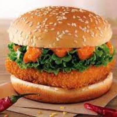 Spicy Paneer Burger