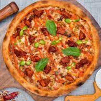 Chicken Salami Pizza