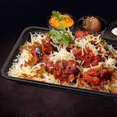 Hyderabadi Chicken Tikka Biryani