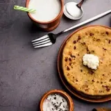 Gobi Paratha And Chaas