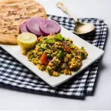Paneer Bhujari With Lachha Paratha