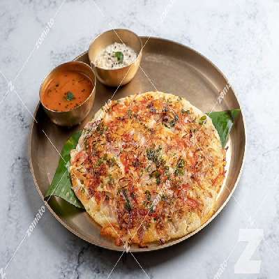 Onion And Tomato Uttapam