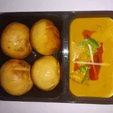 Litti With Handi Chicken