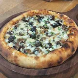 Wild Mushrooms  And Emmental Cheese Pizza